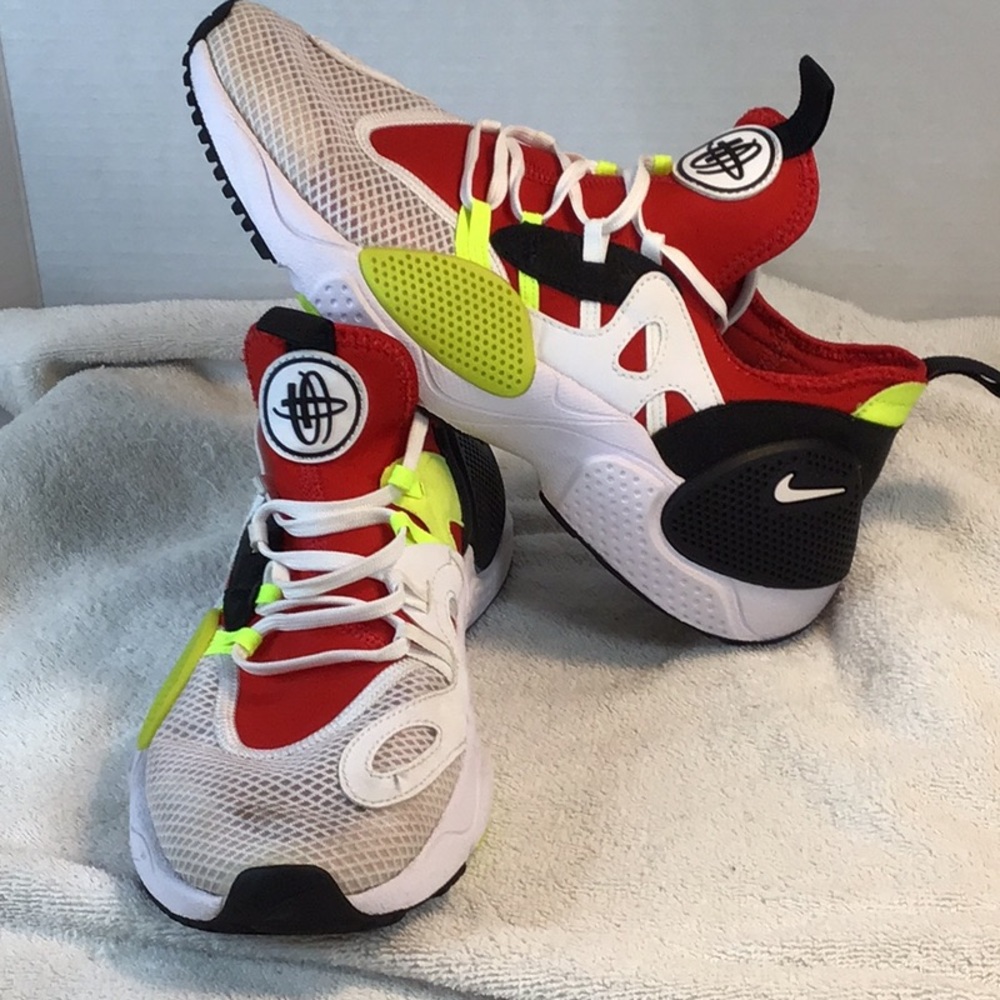 Nike Red and White Athletic Shoes